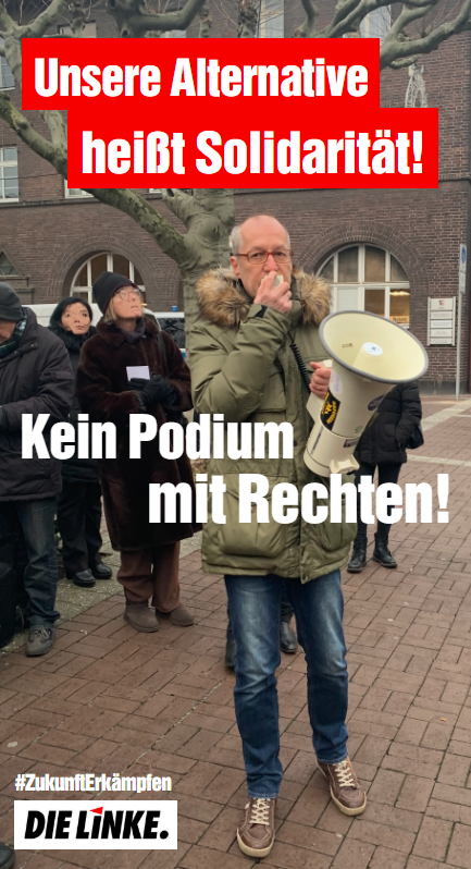  Gemeinsame Erklärung der Oberbürgermeisterkandidaten: Kein Podium mit Rechten!