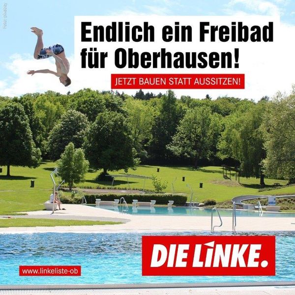 Hitzewelle: DIE LINKE.LISTE stellt Antrag auf städtisches Freibad in Oberhausen