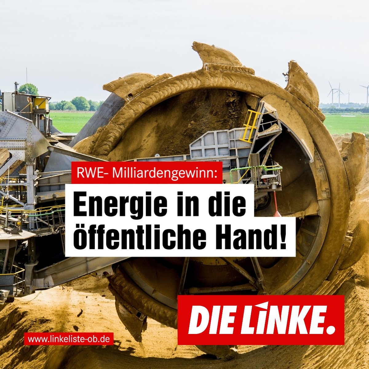 RWE-Milliardengewinn: Energie in die öffentliche Hand!