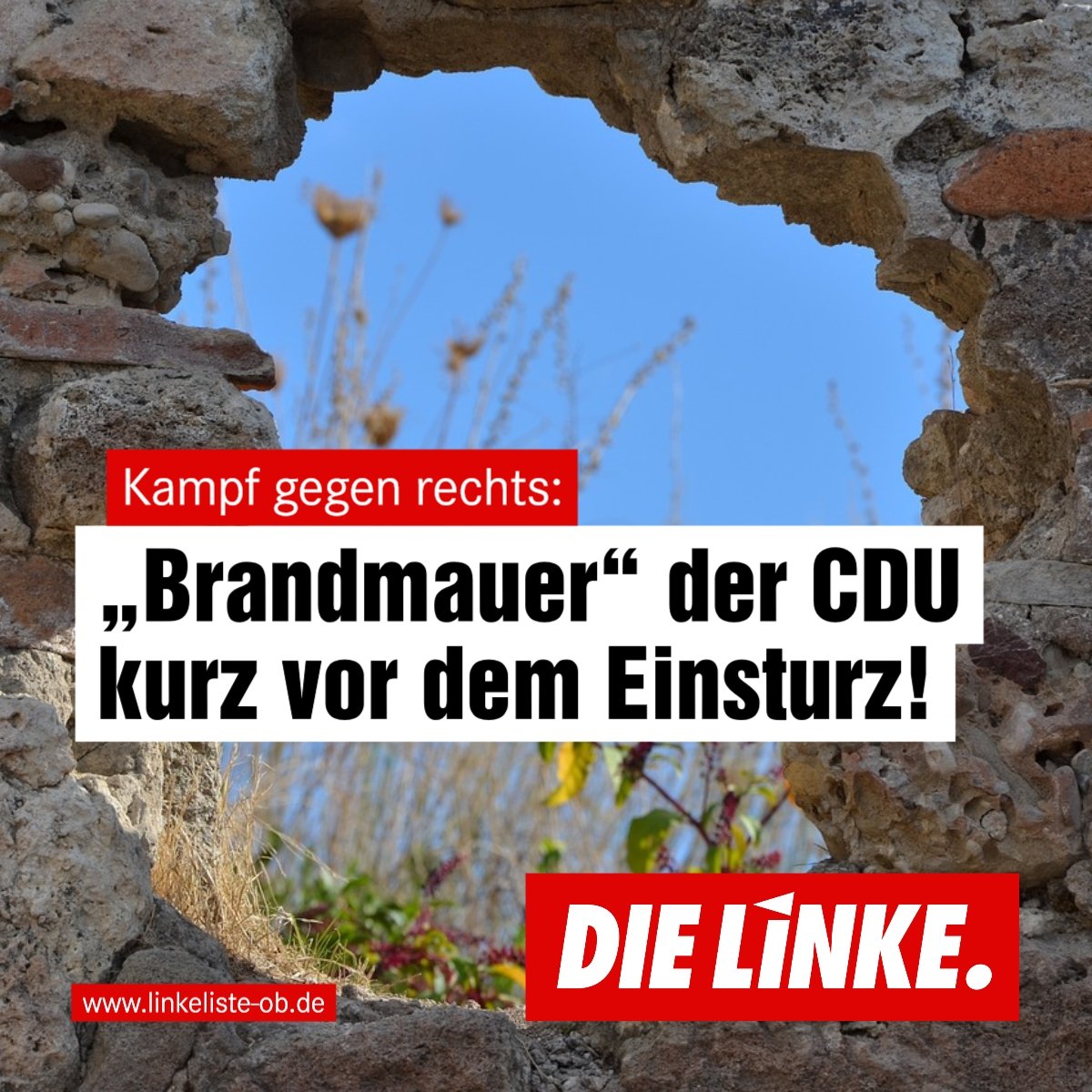 „Brandmauer“ der CDU kurz vor dem Einsturz