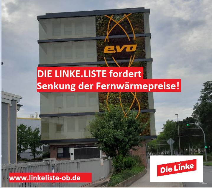 DIE LINKE.LISTE fordert Senkung der Fernwärmepreise