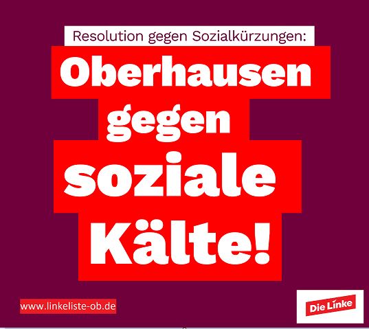 DIE LINKE.LISTE bringt Resolution gegen Sozialkürzungen ein