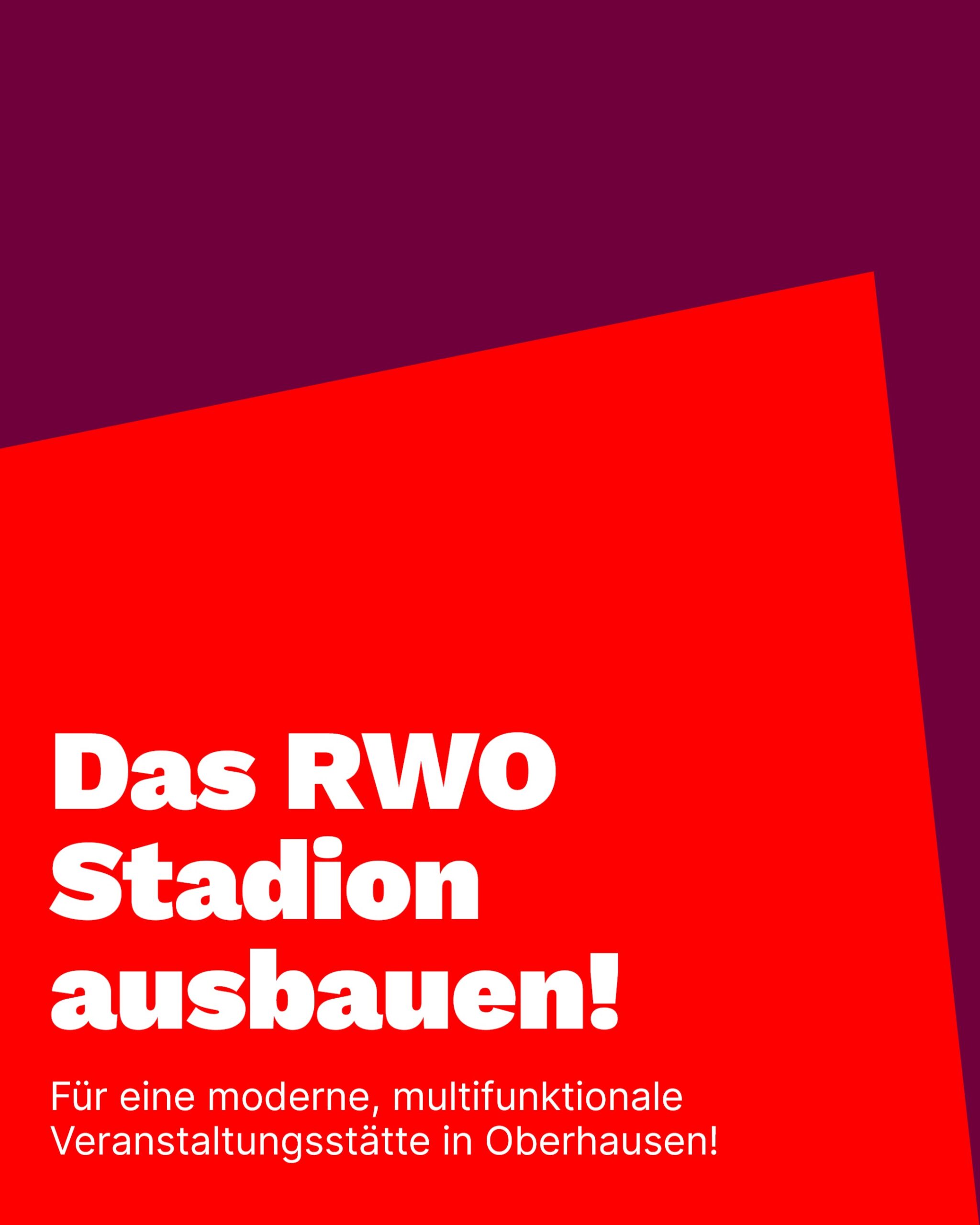 Linke Liste: RWO Stadion zu multifunktionaler Veranstaltungsstätte ausbauen