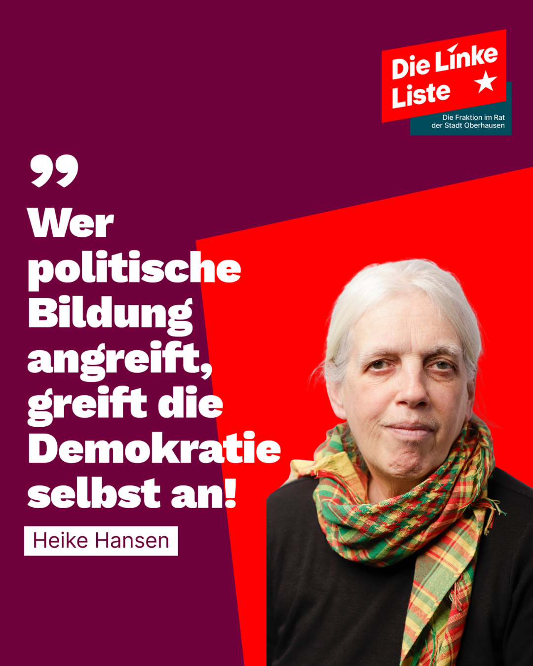 Stellungnahme auf der Ratssitzung am 09. Februar 2026