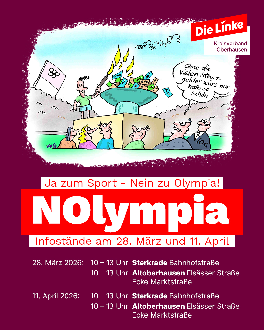 Pressemitteilung zur Olympiabewerbung