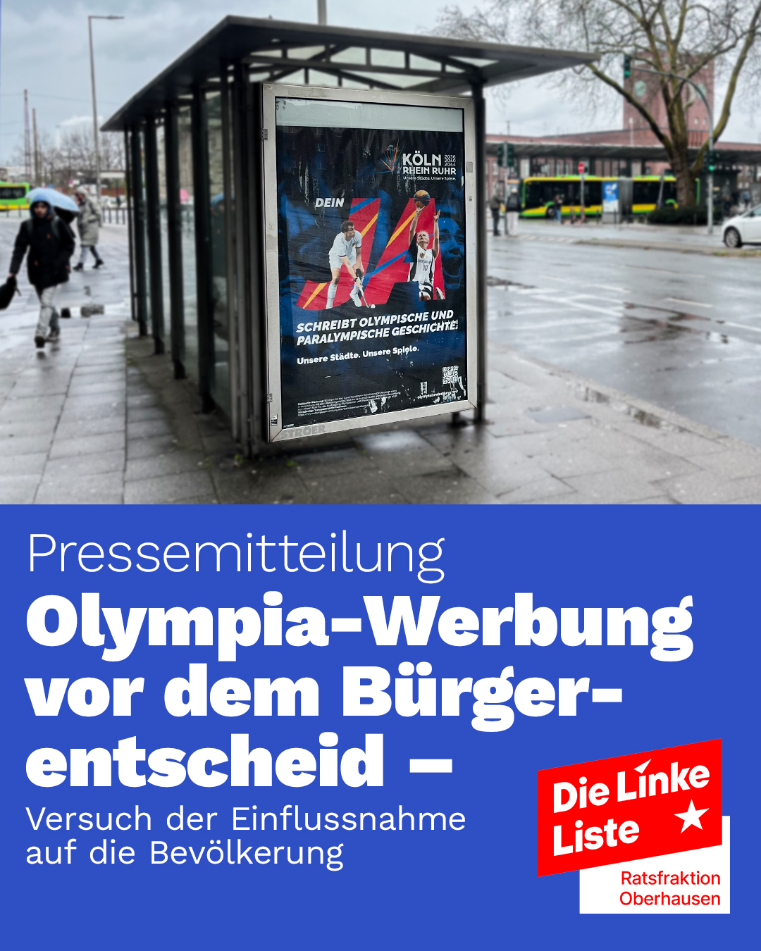 Pressemitteilung: Olympia-Werbung vor dem Bürgerentscheid – Versuch der Einflussnahme auf die Bevölkerung