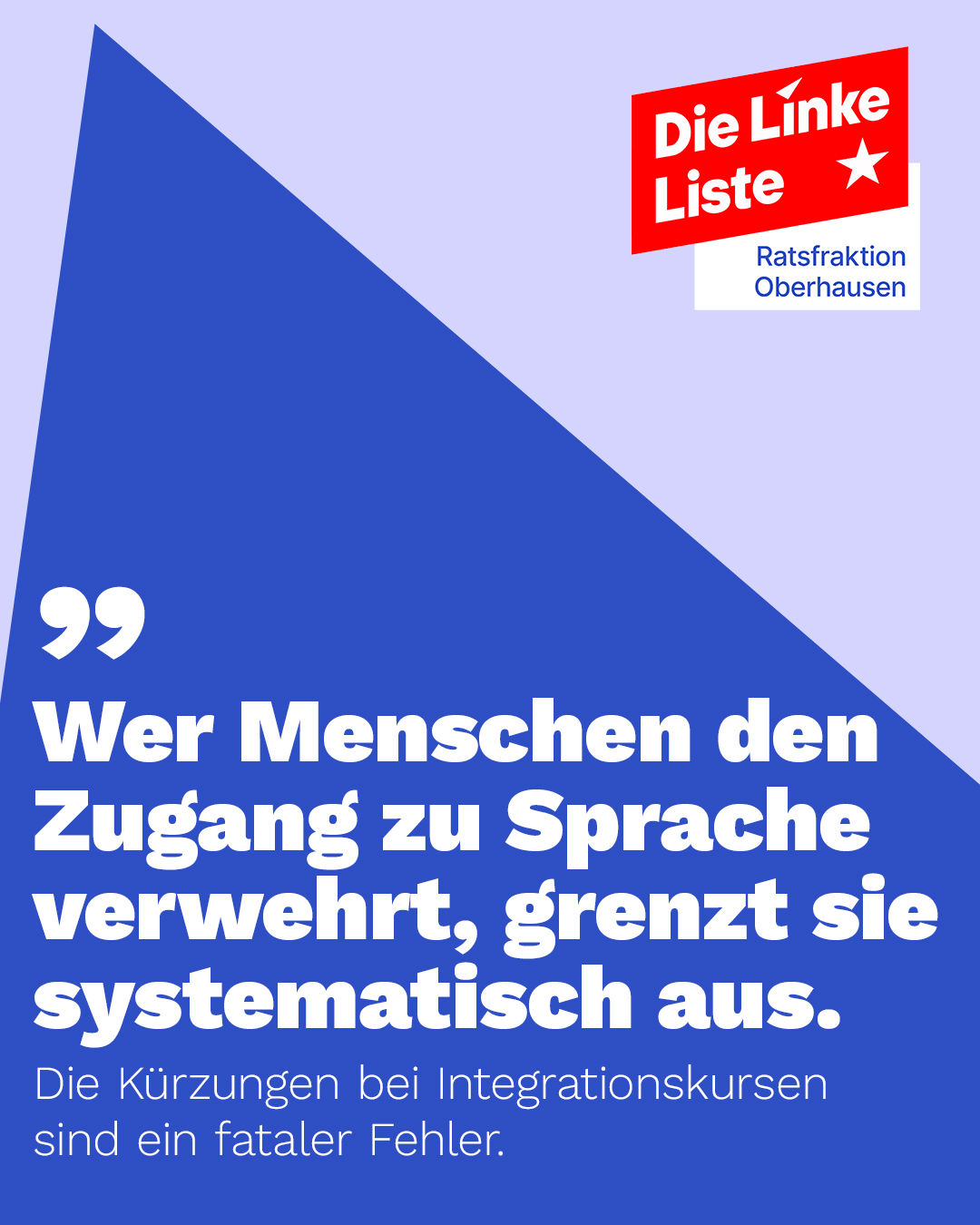 Pressemitteilung: Kürzungen bei Integrationskursen sind ein fataler Fehler